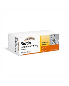 BIOTIN-RATIOPHARM 5 mg Tabletten