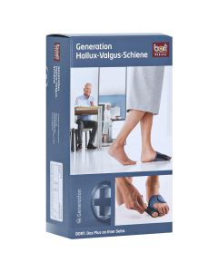 BORT Generation Hallux-Valgus Schiene re.Gr.1 blau