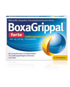 BOXAGRIPPAL forte Erkältungstab. 400 mg/60 mg FTA