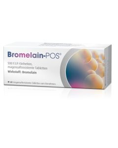 BROMELAIN POS magensaftresistente Tabletten