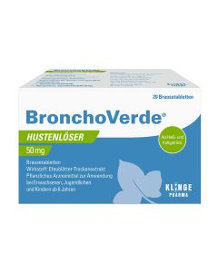 BRONCHOVERDE Hustenlöser 50 mg Brausetabletten