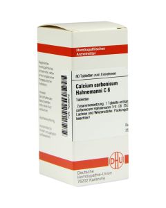 CALCIUM CARBONICUM Hahnemanni C 6 Tabletten