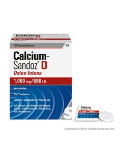 CALCIUM SANDOZ D Osteo intens Kautabletten