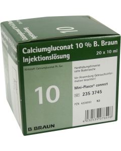 CALCIUMGLUCONAT 10% MPC Injektionslösung