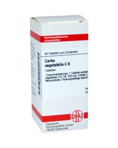 CARBO VEGETABILIS C 6 Tabletten