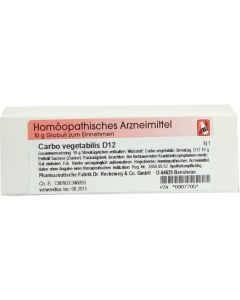 CARBO VEGETABILIS D 12 Globuli