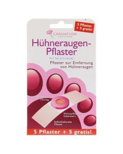 CARNATION Hühneraugen-Pflaster 5+5 gratis