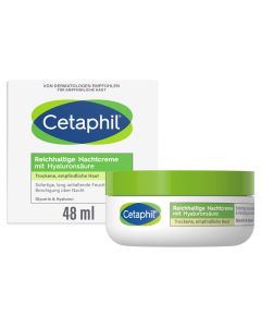 CETAPHIL reichhaltige Nachtcreme mit Hyaluronsäure