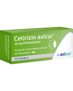 CETIRIZIN axicur 10 mg Filmtabletten