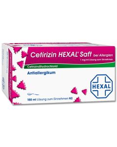 CETIRIZIN HEXAL Saft bei Allergien