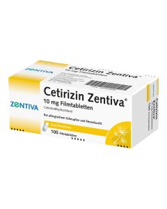 CETIRIZIN Zentiva 10 mg Filmtabletten