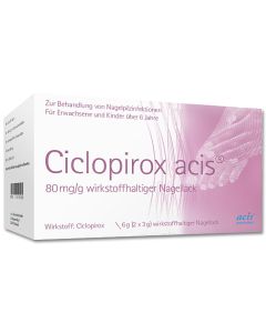 CICLOPIROX acis 80 mg/g wirkstoffhalt.Nagellack