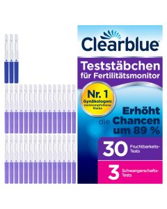 CLEARBLUE Fertilitätsmonitor Teststäbchen 30+3