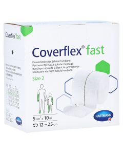 COVERFLEX fast Schlauchverb.Gr.2 5 cmx10 m weiss