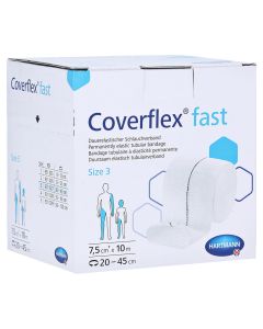 COVERFLEX fast Schlauchverb.Gr.3 7,5 cmx10 m weiss