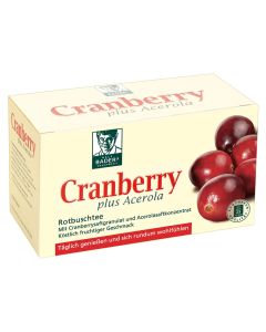 CRANBERRY ACEROLA Baders Filterbeutel