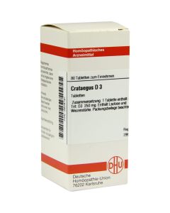 CRATAEGUS D 3 Tabletten