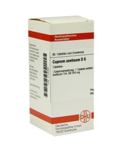 CUPRUM ACETICUM D 6 Tabletten