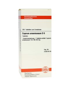 CUPRUM ARSENICOSUM D 6 Tabletten