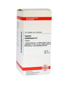 CUPRUM METALLICUM D 4 Tabletten