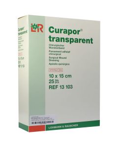 CURAPOR Wundverband steril transparent 10x15 cm