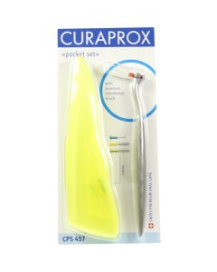 CURAPROX CPS 457 Pocket Set 1 Halter+4 Bürsten