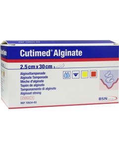 CUTIMED Alginate Alginattamponade 2,5x30 cm