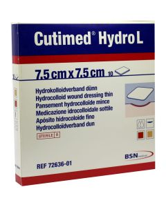 CUTIMED Hydro L Hydrok.Ver.7,5x7,5 cm dünn