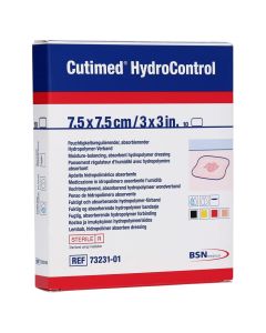 CUTIMED HydroControl Kompressen 7,5x7,5 cm