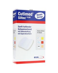 CUTIMED Siltec Plus Schaumverb.10x20 cm haftend