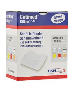 CUTIMED Siltec Plus Schaumverb.5x6 cm haftend