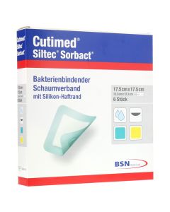 CUTIMED Siltec Sorbact PU-Verb.17,5x17,5 cm