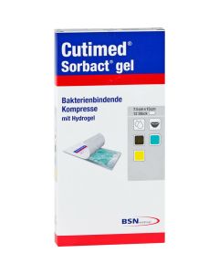 CUTIMED Sorbact Gel Kompressen 7,5x15 cm