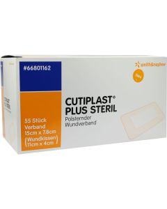 CUTIPLAST Plus steril 7,8x15 cm Verband