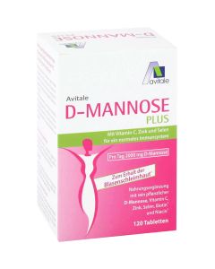 D-MANNOSE PLUS 2000 mg Tabl.m.Vit.u.Mineralstof.