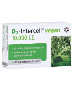 D3-INTERCELL Vegan 10.000 I.E. Kapseln