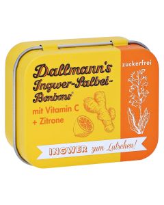 DALLMANN&#039;S Ingwer Salbei Bonbons o.Z.in der Dose