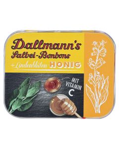 DALLMANN&#039;&#039;S Salbei Lindenblütenhonig Bonbons Dose