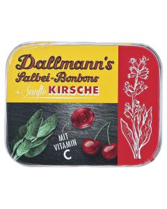 DALLMANN&#039;&#039;S Salbei sanfte Kirsche Bonbons Dose