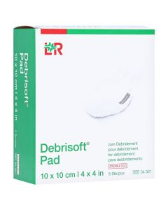 DEBRISOFT Pad 10x10 cm steril