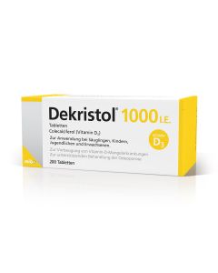 DEKRISTOL 1.000 I.E. Tabletten