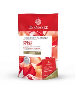 DERMASEL Totes Meer Badesalz+Rose SPA