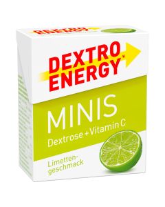 DEXTRO ENERGY minis Limette Täfelchen