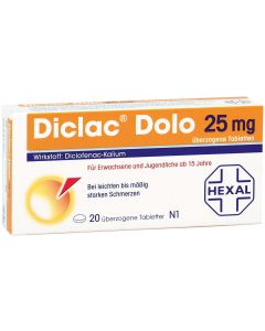 DICLAC Dolo 25 mg überzogene Tabletten