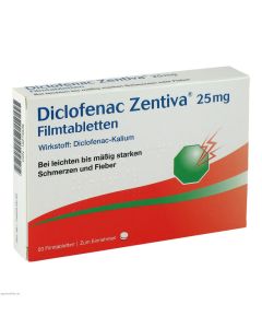 DICLOFENAC Zentiva 25 mg Filmtabletten