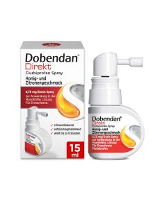 DOBENDAN Direkt Flurbiprofen Spray Honig &amp; Zitrone