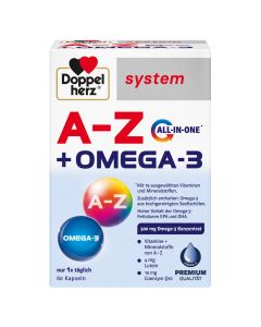 DOPPELHERZ A-Z+Omega-3 all-in-one system Kapseln