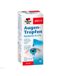 DOPPELHERZ Augen-Tropfen Hyaluron 0,2%