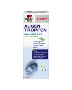 DOPPELHERZ Augen-Tropfen Hyaluron 0,3% system