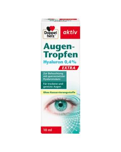 DOPPELHERZ Augen-Tropfen Hyaluron 0,4% Extra